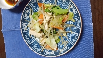 ■節約レシピ■中華風炒め♪鶏胸肉×キャベツ×もやし