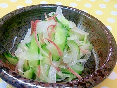 きゅうり&玉ねぎの酢の物