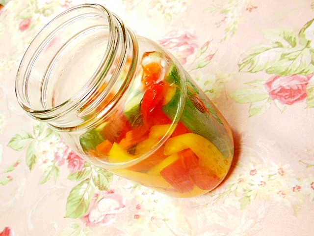 林檎酢＆オレンジ檸檬で❤夏に食べたい自家製ピクルス