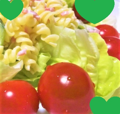 トマトとオニオンスライスの大葉サラダ