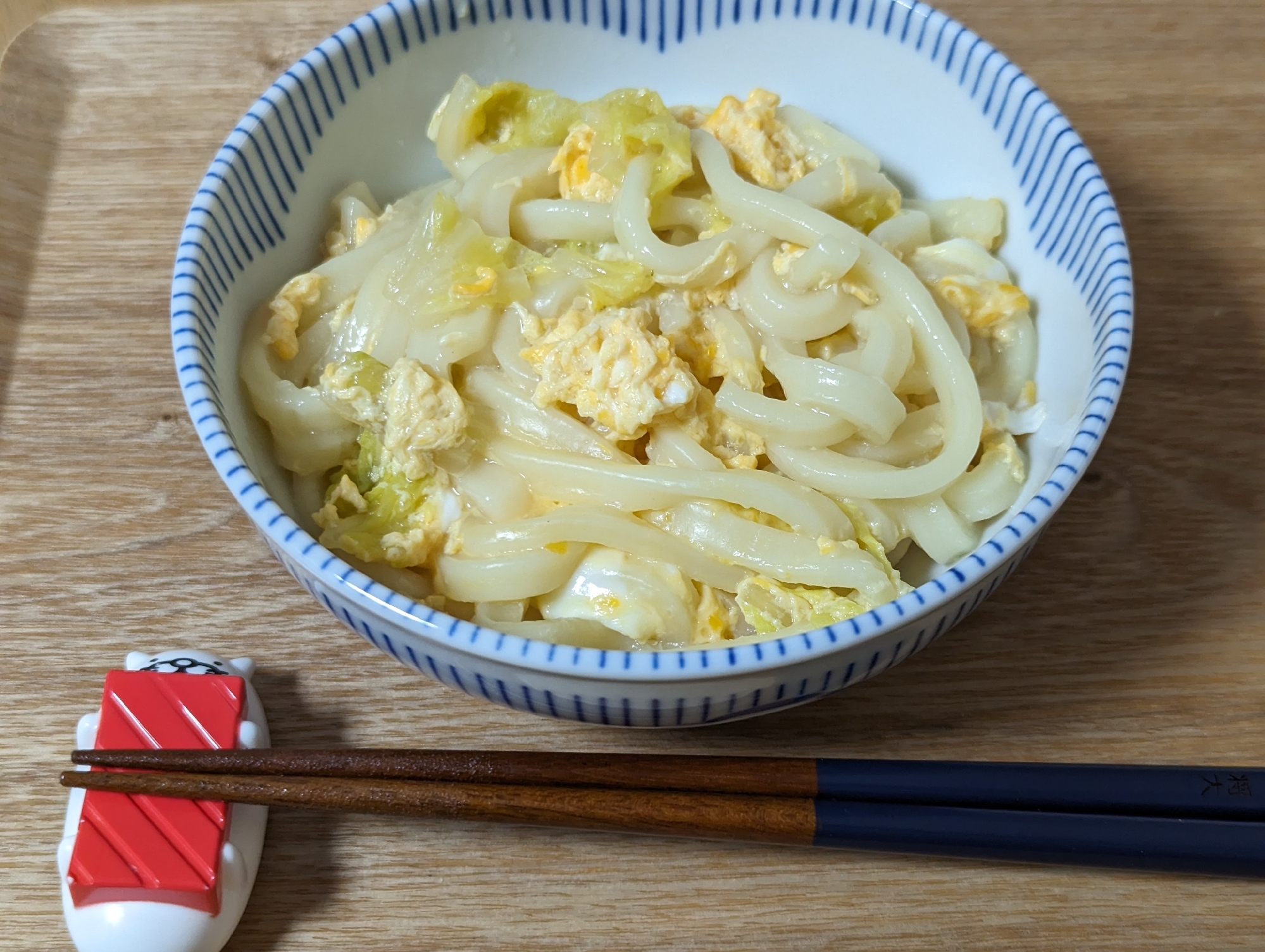 やわらか白菜卵とじうどん