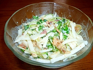 W大根梅サラダ
