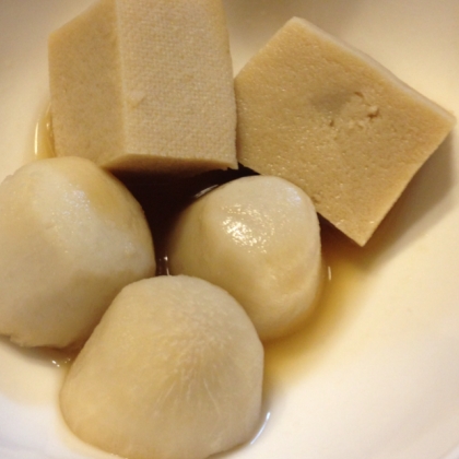 高野豆腐と里芋の煮物