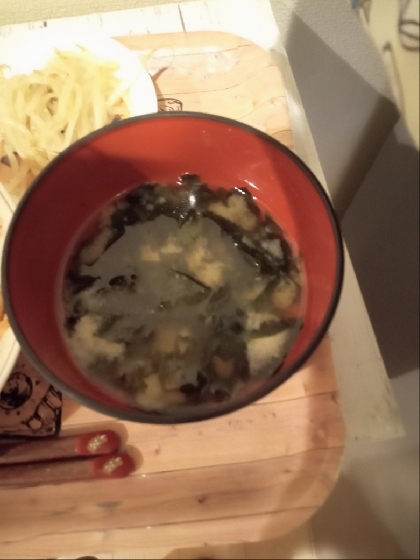 超簡単～わかめスープ
