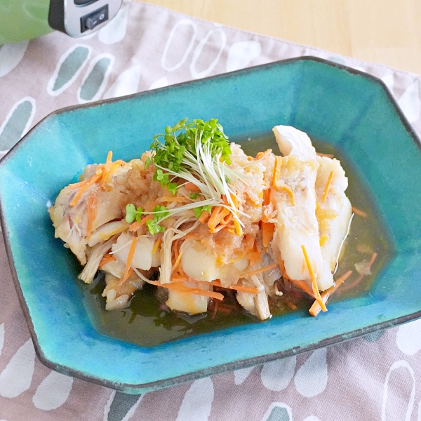 ＼大同電鍋レシピ／タラのおろし煮
