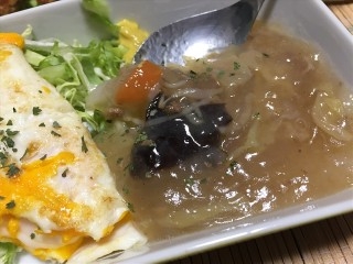 片栗粉って、けっこう思いきった量、使うんですねー！どうりでいつも、なんだかしゃばしゃばいわけだ。気付きをドウモアリガトそして調味料の調合もためになりましたゴチ様