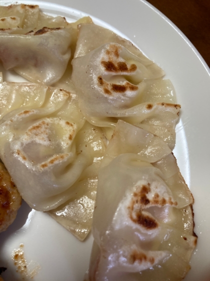 かぼちゃの餃子初めて作りました！美味しかったです。