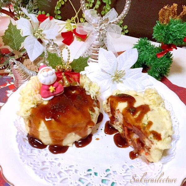 ポテトサラダで お好み焼きクリスマスケーキ レシピ 作り方 By Sakurai Y 楽天レシピ ポテトサラダで お好み焼きクリスマスケーキ レシピ 作り方 By Sakurai Y 楽天レシピ
