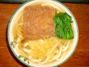 野菜きつねうどん