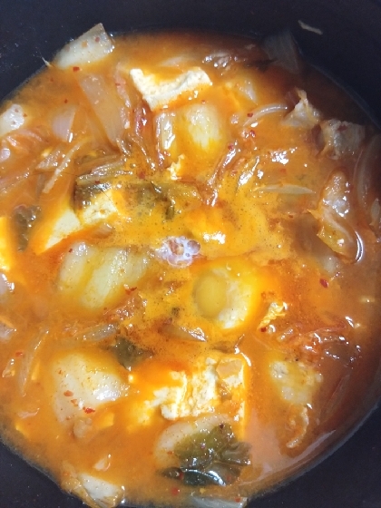 スグ出来る◎豆腐チゲスープ